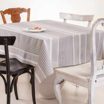 Τραπεζομάντηλο Λονέτα Polycotton 135x220εκ. Frankie Grey Melinen 20000738
