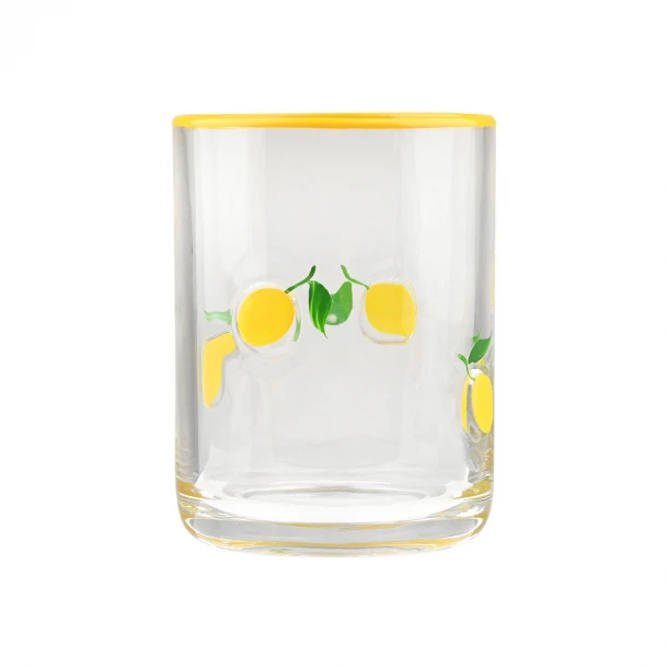 Ποτήρι Νερού Γυάλινο 420ml Με Λεμόνια Handmark Estia 07-40758