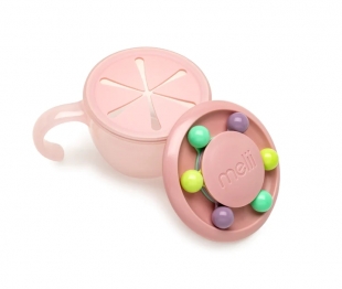 Δοχείο Για Σνακ 200ml/12x9x7εκ. Snack Container Abacus Pink Melii MEL11700
