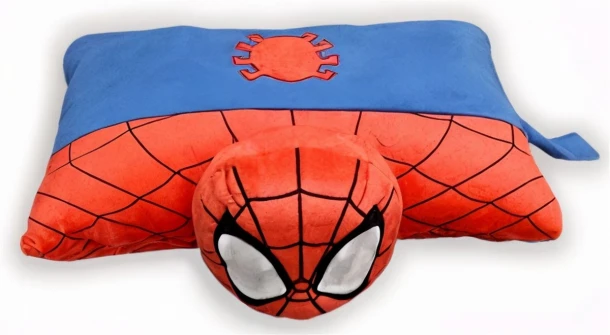 Διακοσμητικό Μαξιλάρι-Λούτρινο Polyester 45x28εκ. Marvel Spiderman 89 Red-Blue DimCol