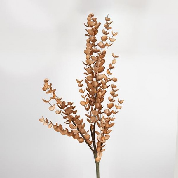 Κλαδί Με Φύλλα Foam 107εκ. Καφέ-Κρεμ ESTHETI 758-12019