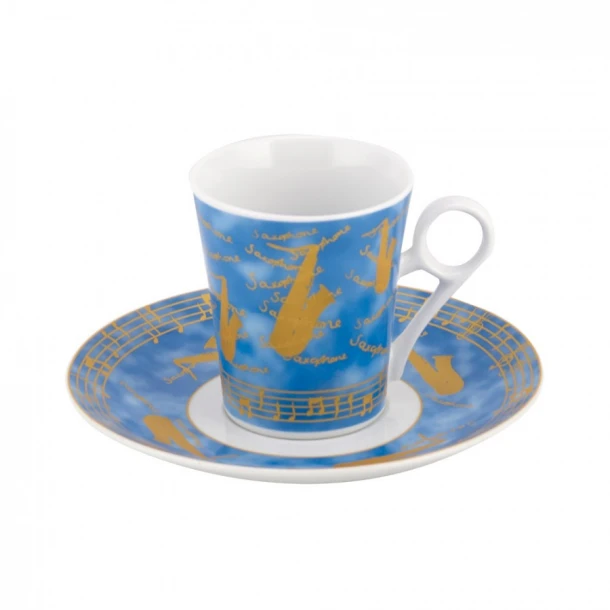 Σετ 6τμχ Φλυτζάνια Καφέ Πορσελάνης WM Collection 150ml N947