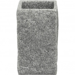 Ποτηροθήκη Polyresin Γκρι 6,5x6,5x10,5εκ. MRShome DS-8891L02