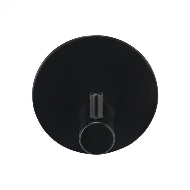 Κρεμάστρα Επιτοίχια Μεταλλική Μαύρη 5,2x5,2x2,8εκ. Estia 02-25694