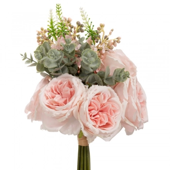 Μπουκέτο Με 8 Japanese Rose Ροζ 26εκ. iliadis 89817