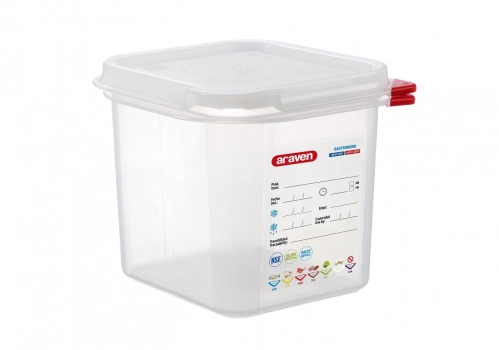 Δοχείο Τροφίμων Αεροστεγές Πλαστικό Διάφανο Hermet Araven 2.6ltr-17,6x16,2x15εκ. AR00003025