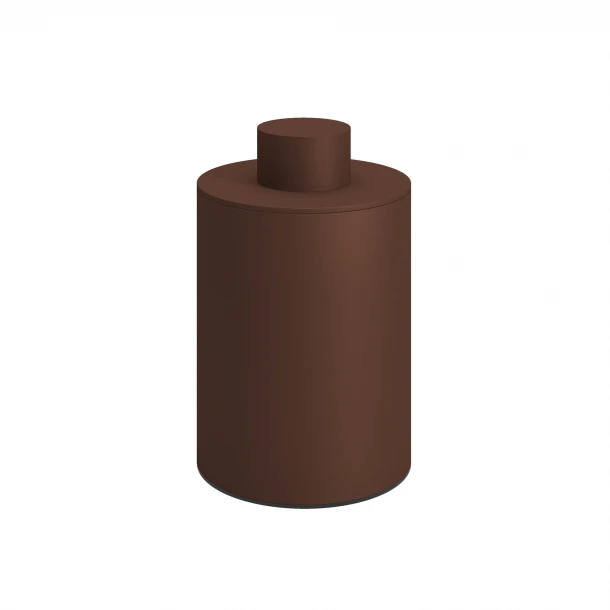 Δοχείο Αποθήκευσης Με Καπάκι Ανοξείδωτο Matt Wenge Pam & Co Φ8x15εκ. 94-943