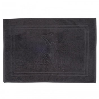 Ταπέτο Μπάνιου Βαμβακερό 50x70εκ. Essential 3090 Μαύρο Greenwich Polo Club