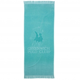 Πετσέτα Θαλάσσης Βαμβακερή 70x170εκ. Essential 3733 Τυρκουάζ Greenwich Polo Club