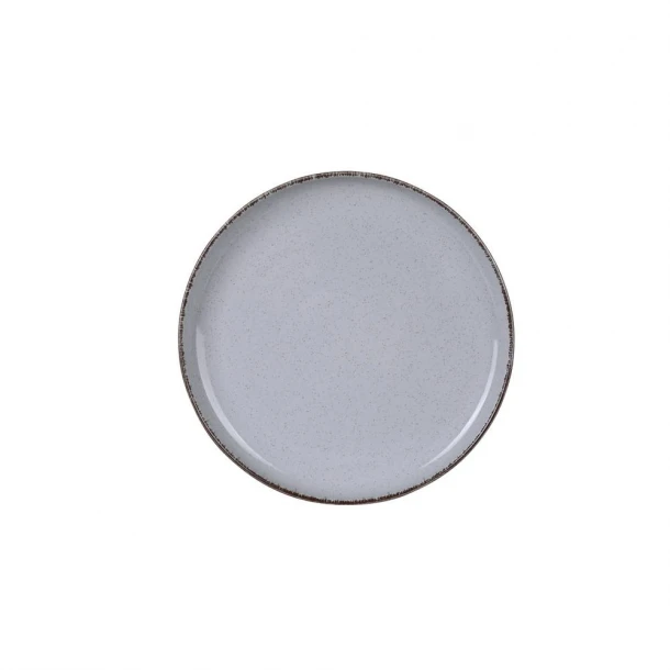 Πιάτο Ρηχό Φαγητού Πορσελάνης Grey 27εκ. Kutahya Porselen KXMOD27DU955