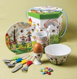 Παιδικό Σετ Φαγητού 5τμχ Πορσελάνης Family CRYSPO TRIO 28.3180.90