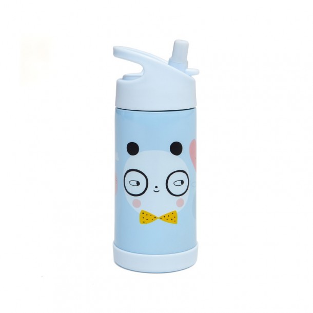 Παγούρι Θερμός Με Καλαμάκι Ανοξείδωτο Panda Love Petit Monkey PTM-VSB4