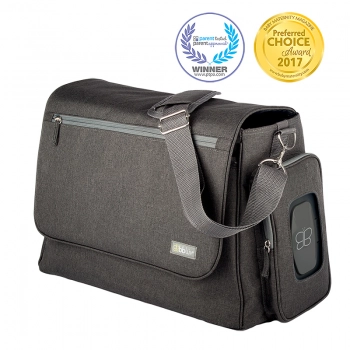 Τσάντα 48x29x27εκ. Με Αλλαξιέρα Ultra Charcoal Diaper Bag Bbluv B0133