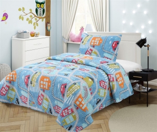 Σετ Κουβερλί Microfiber Μονό 160x220εκ. 415 Dimcol