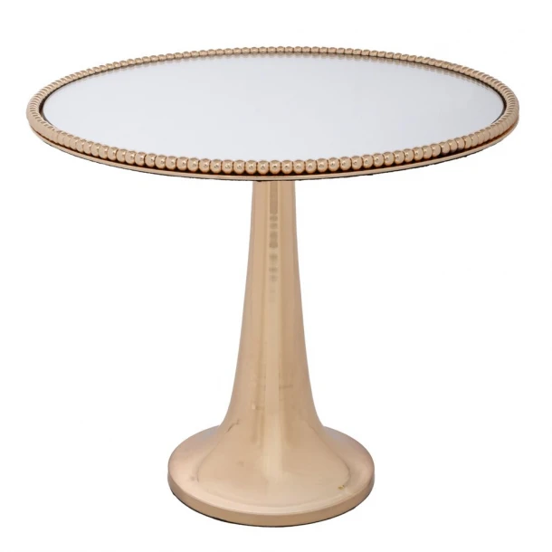 Τουρτιέρα Μεταλλική Χρυσή Με Πόδι Φ30x26,5εκ. iliadis 92636