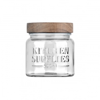 Δοχείο Αποθήκευσης Γυάλινο Allure 500ml-10x10x11εκ. Estia 01-31503