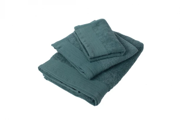 Πετσέτα Βαμβακερή Πενιέ Μεμονωμένη Χεριών 40x60εκ. Πετρόλ DimCol