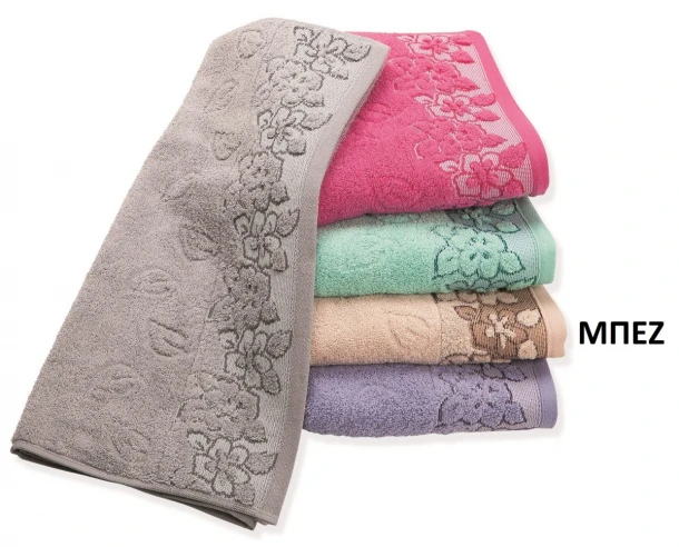 Πετσέτα Βαμβακερή Ζακάρ Μεμονωμένη Σώματος 70x140εκ. Zero Twist Ερατώ Μπεζ DimCol