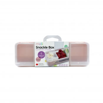 Φαγητοδοχείο Πλαστικό Με 4 Χωρίσματα 114ml Pink Melii MEL22400