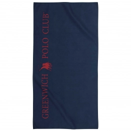Πετσέτα Γυμναστηρίου Microfiber 45x90εκ. Essential 4185 Blue-Red Greenwich Polo Club