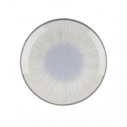 Πιάτο Ρηχό Φαγητού Πορσελάνης 27εκ. Water Lily Blue Oriana Ferelli PR24336BL01