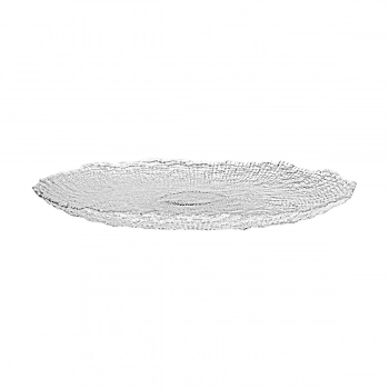 Πιατέλα Σερβιρίσματος Γυάλινη Διάφανη 32x2,9εκ. Roche Estia 07-39394