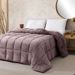 Κουβερτοπάπλωμα Flannel-Sherpa Υπέρδιπλο 220x240εκ. Shelby Berry Melinen 20001441