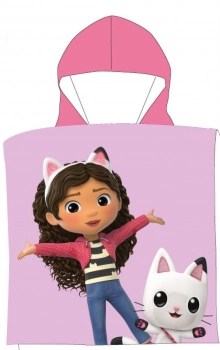 Πόντσο Quick Dry Microfiber 50x100εκ. DreamWorks Gabby's Dollhouse 427 Pastel Lilac Dimcol