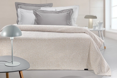 Κουβέρτα Βαμβακερή King 260x250εκ. 2 Όψεων Luna Natural Guy Laroche