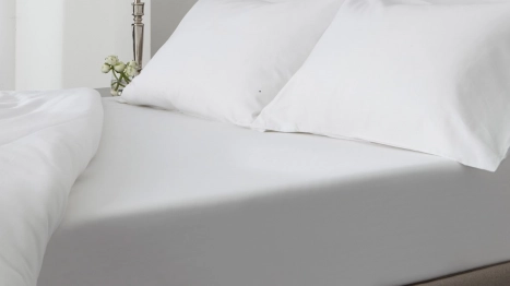 Παπλωματοθήκη 250x230εκ. Βαμβακερή 300TC Λευκή Satin Plain