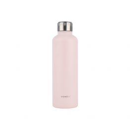 Θερμός-Μπουκάλι Ανοξείδωτο Flask Homely Rose Quartz 500ml-7x7x23εκ. Estia 01-32609