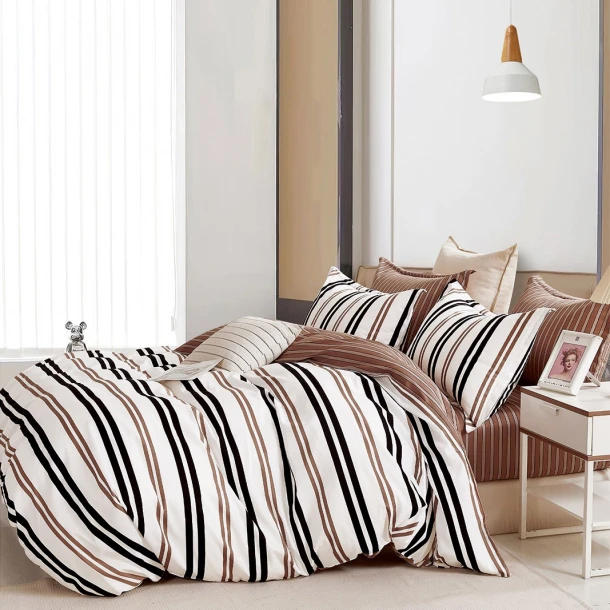 Σετ Σεντόνια Βαμβακοσατέν Υπέρδιπλα 230x270εκ. Silas Prime Line Melinen 20004461