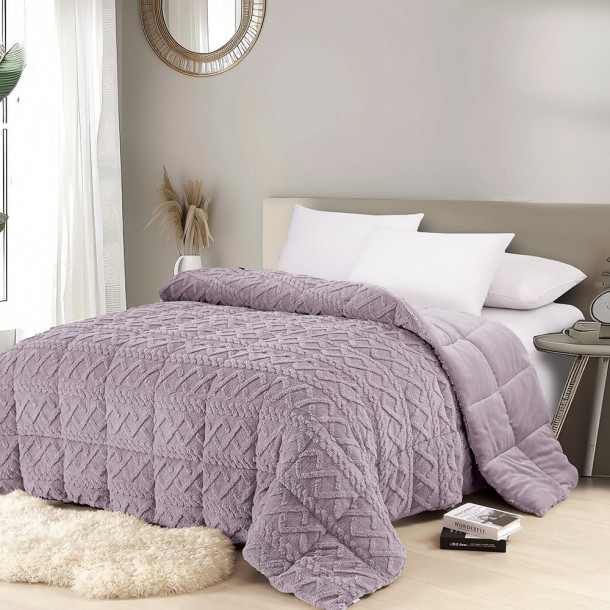 Κουβερτοπάπλωμα Flannel-Sherpa Υπέρδιπλο 220x240εκ. Ian Ash Melinen 20003770