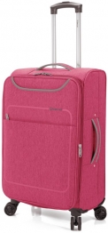 Βαλίτσα Μεσαία Τρόλευ με Ρόδες 40x23x60εκ. benzi 5661/60 Pink