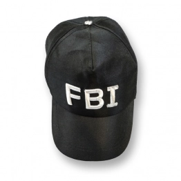 Καπέλο Ενηλίκων Τζόκευ FBI Μαύρο One Size CARNAVALista 3-1952