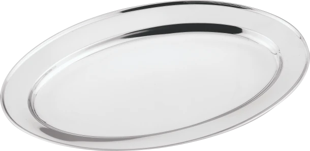 Πιατέλα Οβάλ Ανοξείδωτη 20εκ.