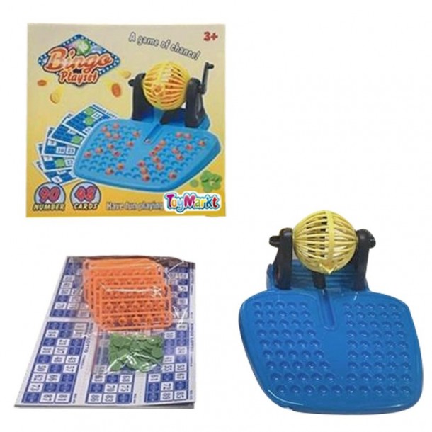 Επιτραπέζιο Παιχνίδι Bingo Με Καρτέλες Κια Νούμερα 24x10x23εκ. Toy Markt 69-1728