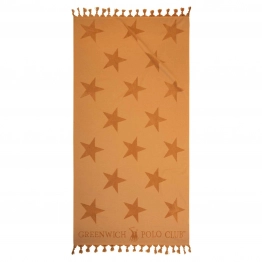 Πετσέτα Θαλάσσης Βαμβακερή 90x170εκ. Essential 3833 Ώχρα Greenwich Polo Club
