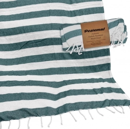 Πετσέτα Θαλάσσης Pestemal Βαμβακερή Green 90x180εκ. Summer tiempo 42-821