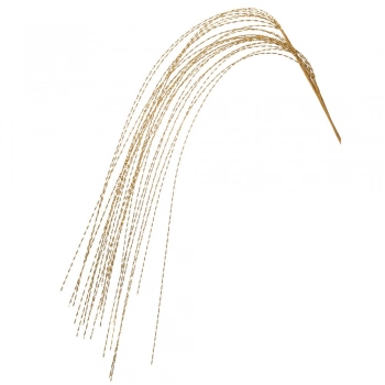 Χριστουγεννιάτικο Κλαδί Κρεμαστό Μεταλλιζέ Χρυσό 120εκ. iliadis 90677