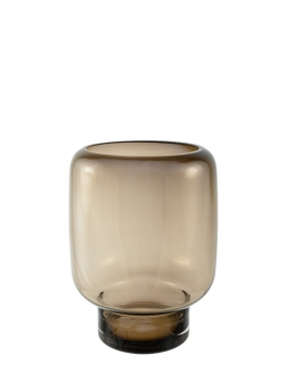 Βάζο Χειροποίητο Φυσητό Γυαλί Καφέ 19x25,5εκ. Zen Collection 25.43.52102