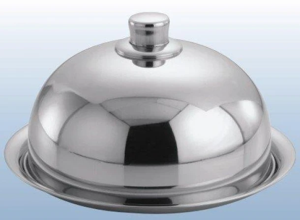 Πιατέλα Με Καπάκι Ανοξείδωτη 30εκ. Metaltex 95-69027