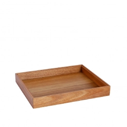 Κουτί Ξύλινο Ακακίας Στοιβαζόμενο ESPIEL 32,5x26,5x4,5εκ. BUK104