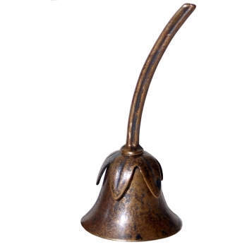 Καμπανάκι 12εκ. Μπρούτζινο Αντικέ Royal Art STL1864BR