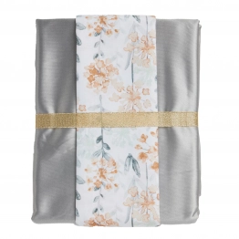 Σετ 2τμχ Τραπεζομάντηλο & Runner Polyester 140x180εκ./45x180εκ. Kitchen 0867 Grey Das Home