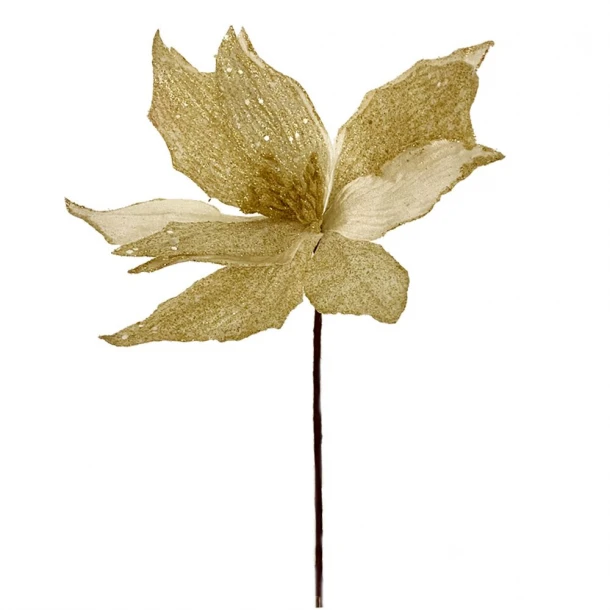 Χριστουγεννιάτικο Αλεξανδρινό Ιβουάρ Glitter 35εκ. iliadis 81685