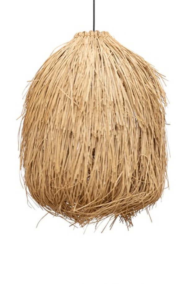 Φωτιστικό Οροφής Ραττάν 51x70εκ. Zen Collection 24.35.50219