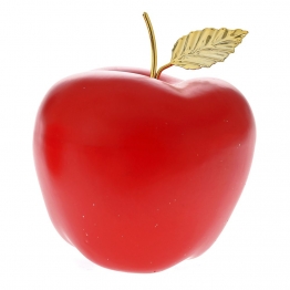 Διακοσμητικό Επιτραπέζιο Κεραμικό Μήλο Κόκκινο 12x12x15εκ. iliadis 81510