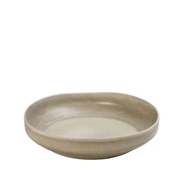 Πιάτο Βαθύ Stoneware Μπεζ ESPIEL Noah Nordic 23,5x23,5x5,4εκ. TAP103K2