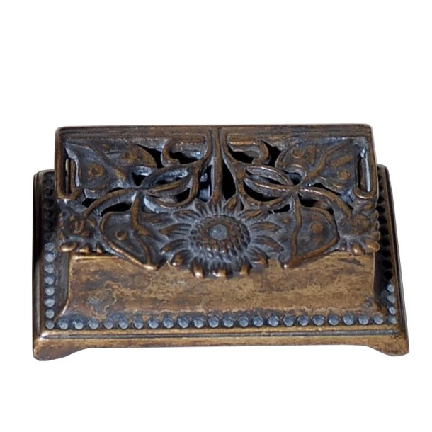 Μελανοδοχείο 9x6εκ. Μπρούτζινο Αντικέ Royal Art STL345BR